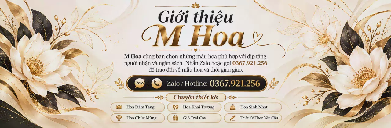 Ảnh bìa Shop hoa tươi Phường Trí Quả Bắc Ninh - Chọn hoa gửi đúng tâm tình